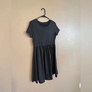 Mikarose knit midi dress in charcoal. Like-new condition